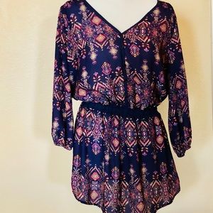 Maurices Southwest print large tunic style blouse